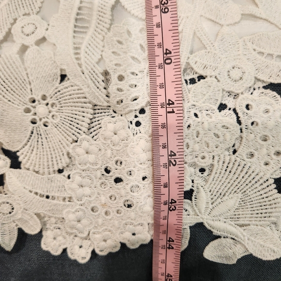 Shoshanna Lace Sheath Dress White Sz 8 - Picture 17 of 17